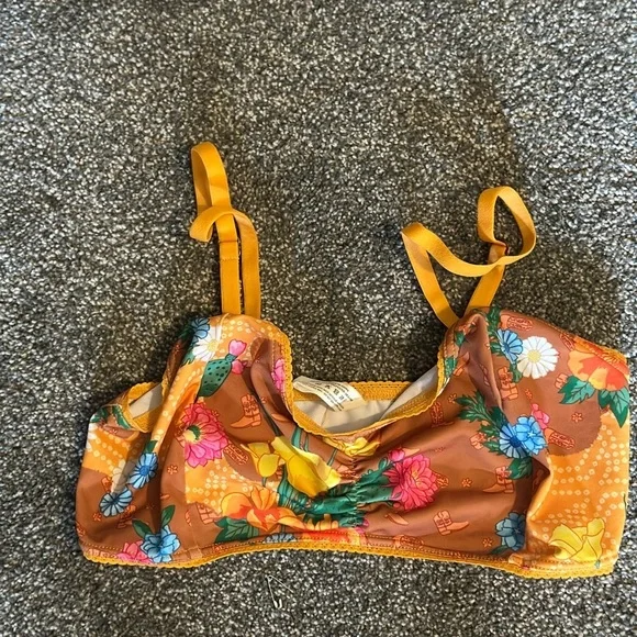 Spell Joshua Tree Bralette Floral Bikini Top - Picture 4 of 6
